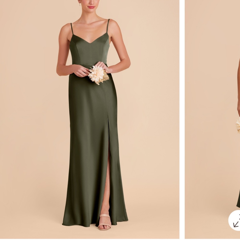 Jay Matte Satin Dress BIRDY GREY